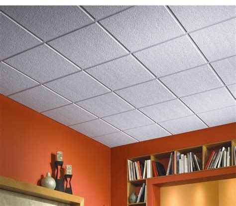 what is acoustic ceiling tile made of